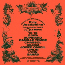 LE PRIX JOSEPHINE 2026 Concert et c&eacute;r&eacute;monie